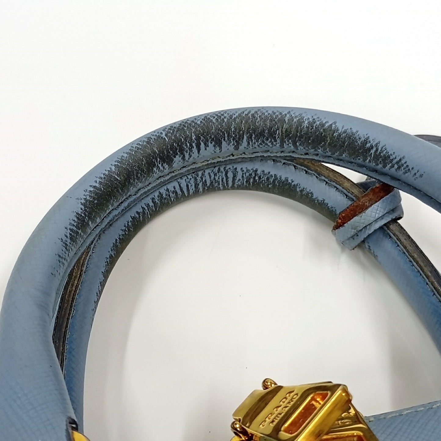 Prada Saffiano Leather Lux Astrale Sky Blue Bl0838 Prada Saffiano Lux Astrale Handbag Ja-25011