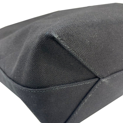 Bally Tote Bag Canvas Leather 2-Way Shoulder Handbag Black