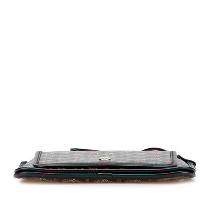 Goyard Plumet Pouch Wallet Black Leather