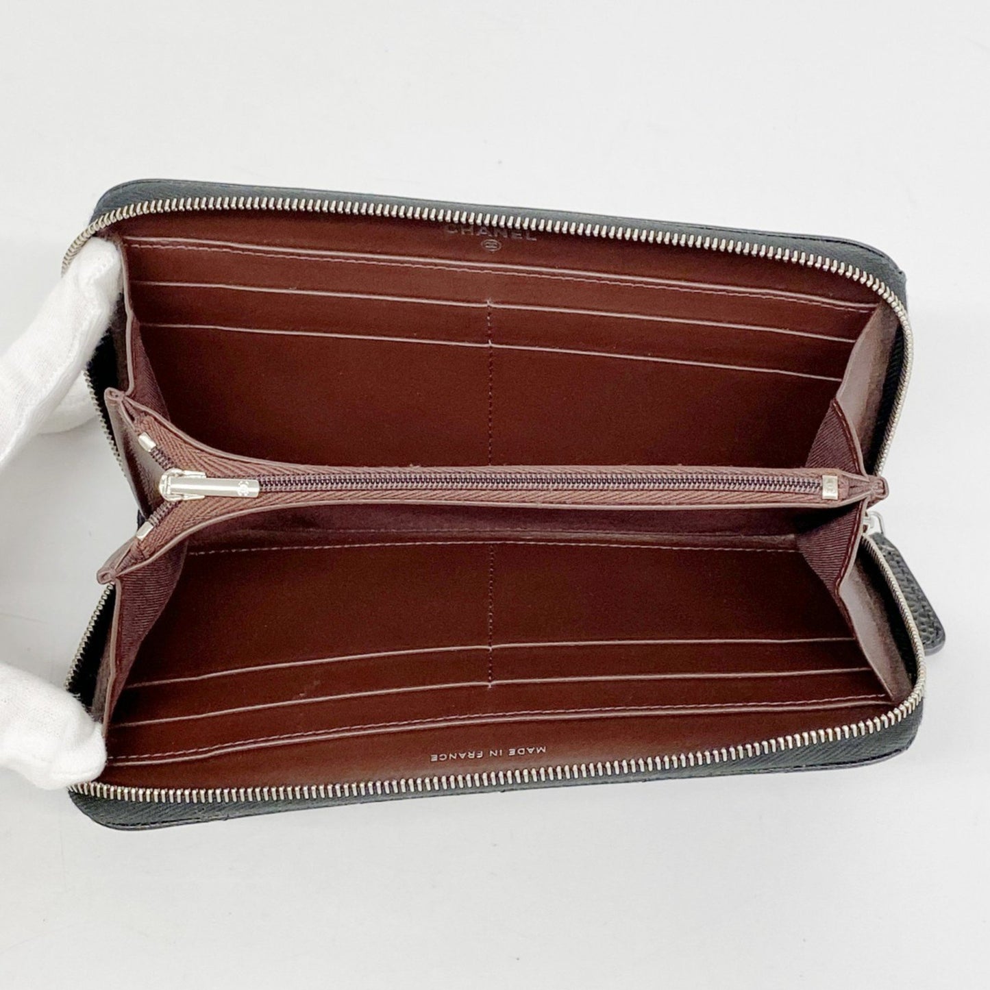 Chanel Matelasse Caviar Leather Long Wallet