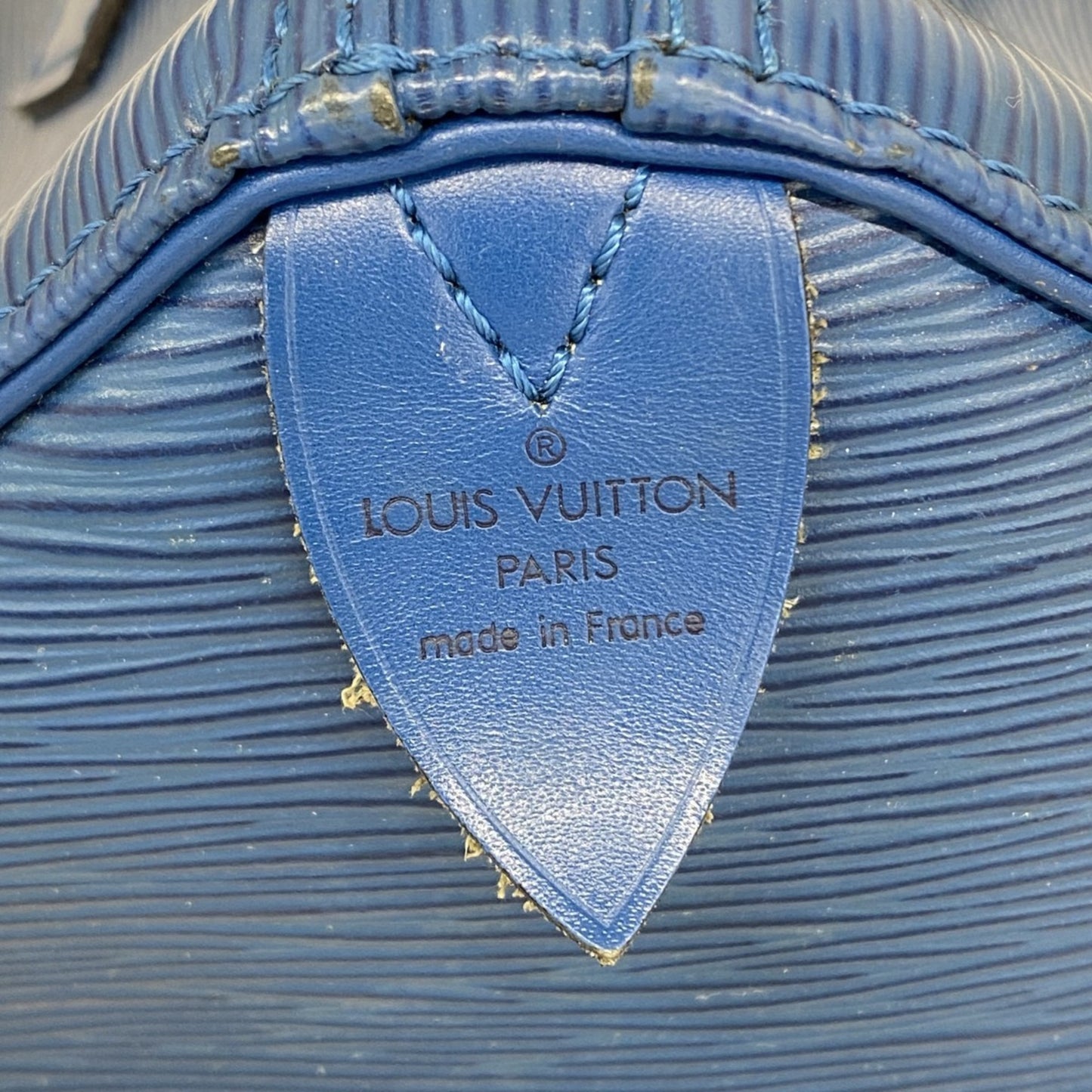 Louis Vuitton Epi Speedy 25 Handbag M43015 Toledo Blue