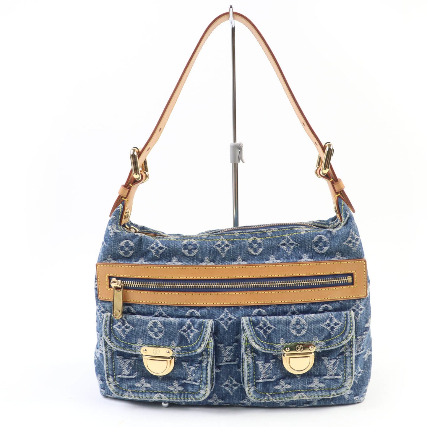 Louis Vuitton M95049 Monogram Denim Baggy Pm Handbag