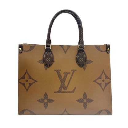 Louis Vuitton On The Go Mm M45321 Monogram Giant Reverse Tote Bag With Rfid