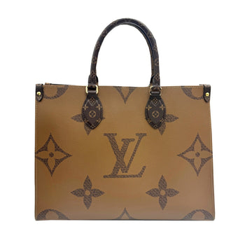 Louis Vuitton On The Go Mm M45321 Monogram Giant Reverse Tote Bag With Rfid
