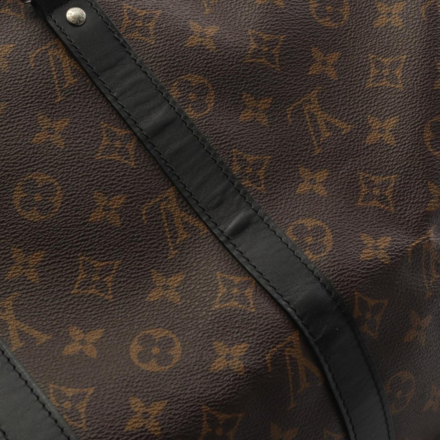 Louis Vuitton Keepall Bandouliere 45 Monogram Macassar Boston Bag