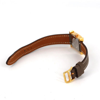 Herms H Watch Gp 1P Hh1.102 Quartz Wristwatch