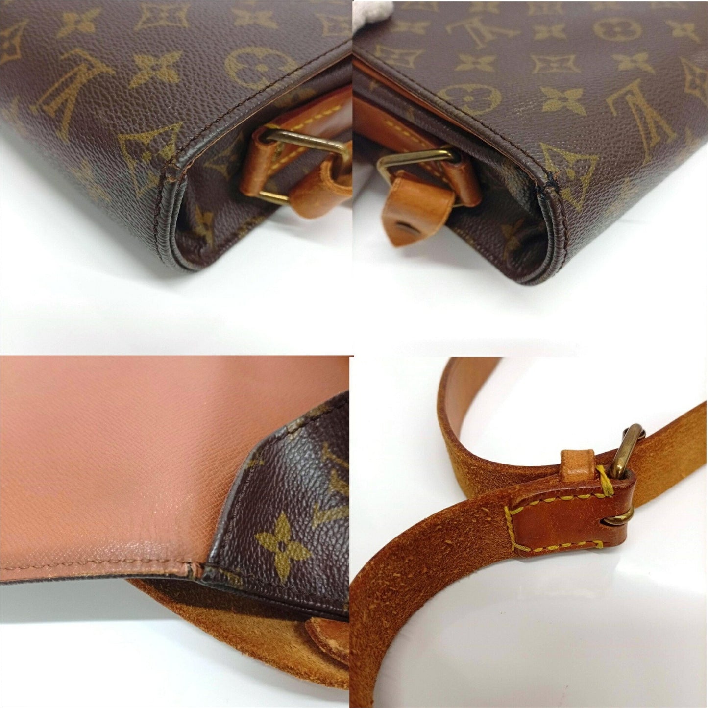 Louis Vuitton Louis Vuitton Monogram Cartouchiere Gm M51252 Shoulder Bag Ja-25254