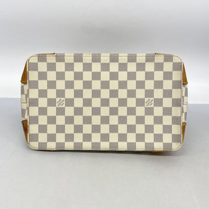 Louis Vuitton Damier Azur Hampstead Pm Tote Bag N51207 White