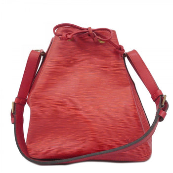 Louis Vuitton Epi Petit Noe Shoulder Bag M44107 Castilian Red