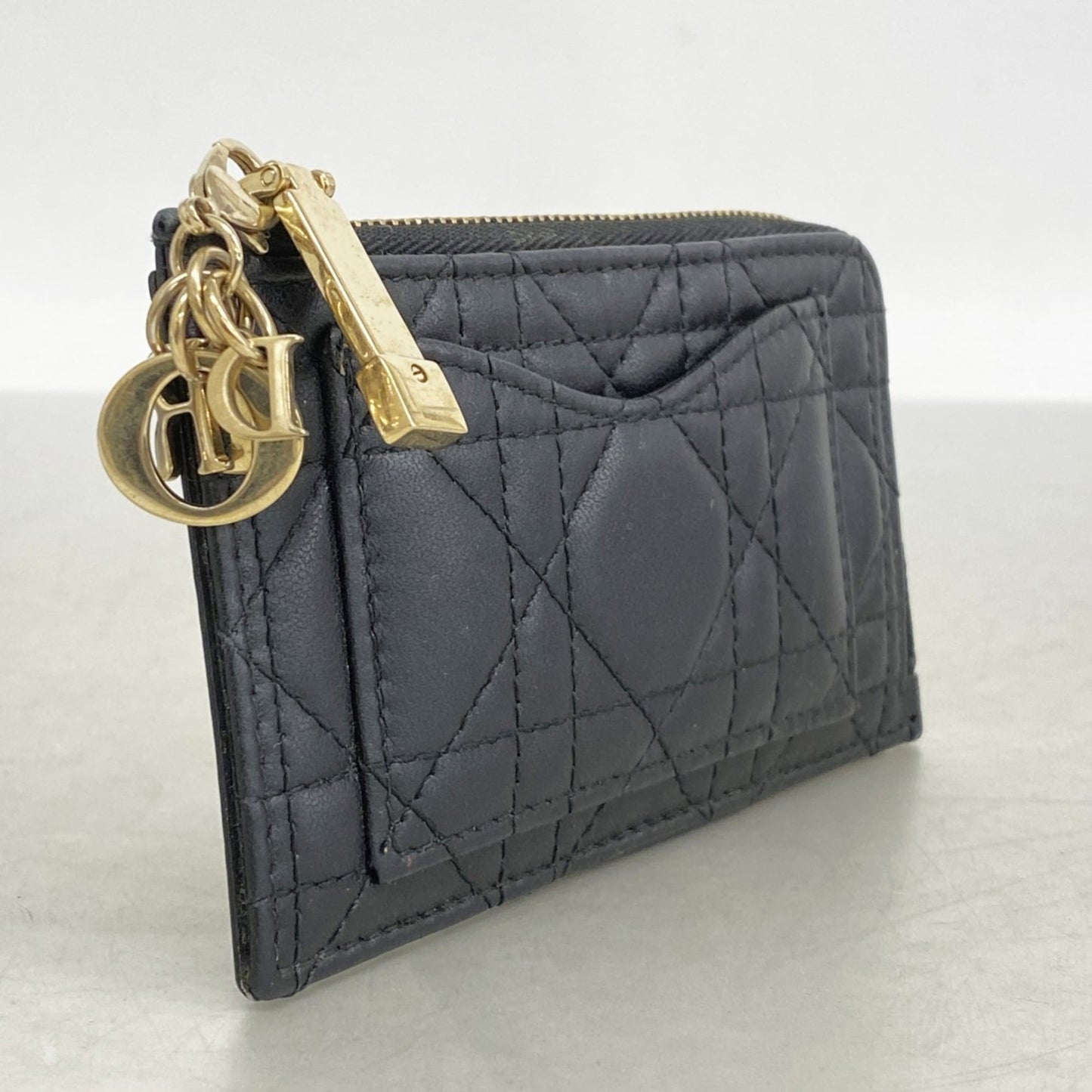 Leather Christian Dior Card Case