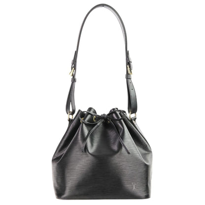 Louis Vuitton Petit Noe Epi Drawstring Shoulder Bag M59012 Black Noir