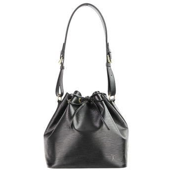 Louis Vuitton Petit Noe Epi Drawstring Shoulder Bag M59012 Black Noir