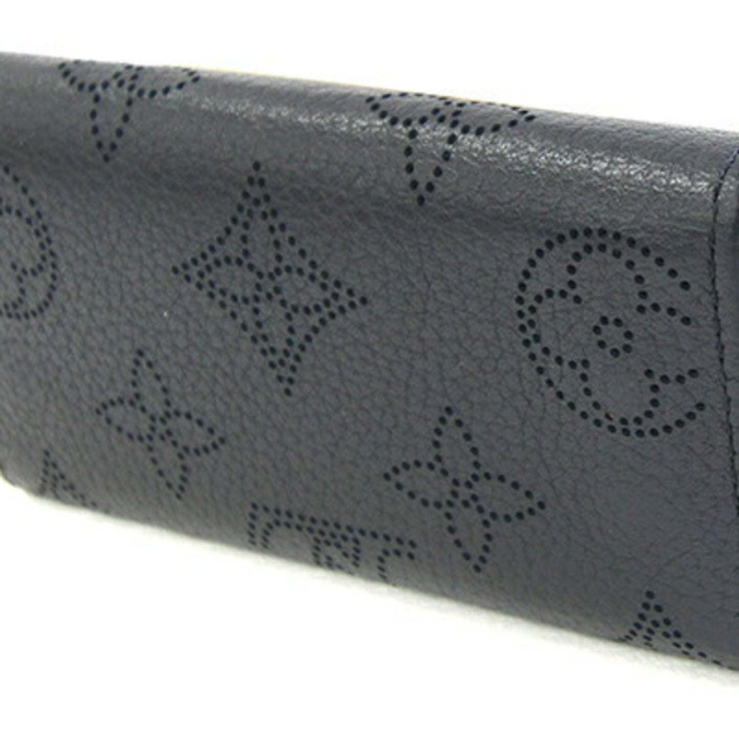 Louis Vuitton 4-Key Case Mahina Multicle 4 Noir Leather Black