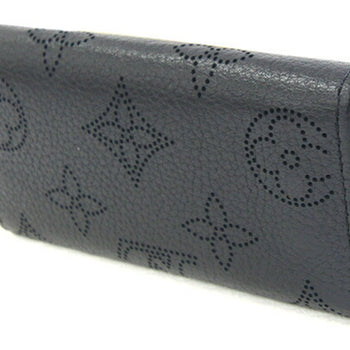 Louis Vuitton 4-Key Case Mahina Multicle 4 Noir Leather Black
