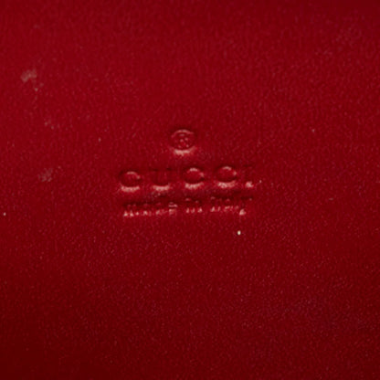 Gucci Guccissima Wallet/Coin Case 115255 Red Leather