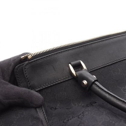Gucci Gg Canvas Shoulder Bag Leather