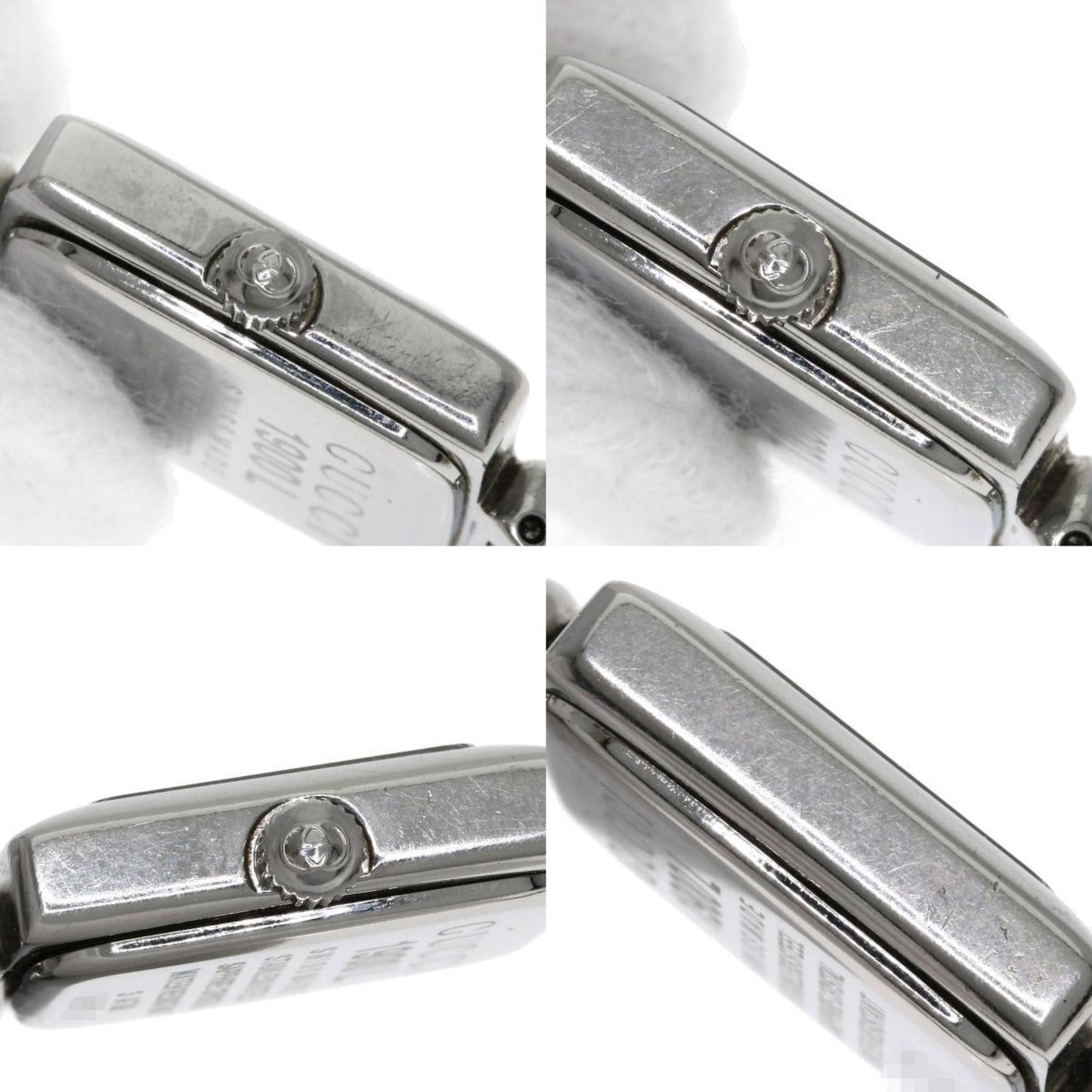 Gucci 1900L Square Face Watch Stainless Steel/Ss