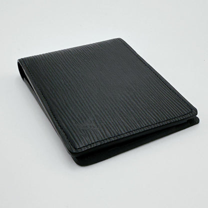 Louis Vuitton Louis Vuitton Bi-Fold Wallet Epi Portefeuille Multiple Leather M60662 Black
