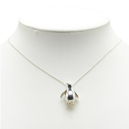 Tiffany & Co. Penguin Motif Necklace In 925 Sterling Silver