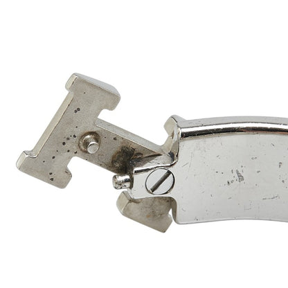 Hermes Click H Pm Bangle Silver Black Metal