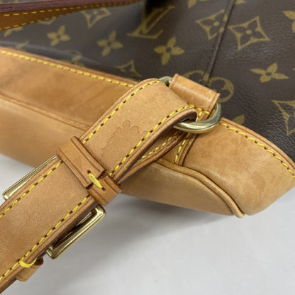 Louis Vuitton Monogram Montsouris Mm Backpack M51136 Brown