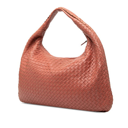 Bottega Veneta Intrecciato One-Shoulder Bag In Brown Leather