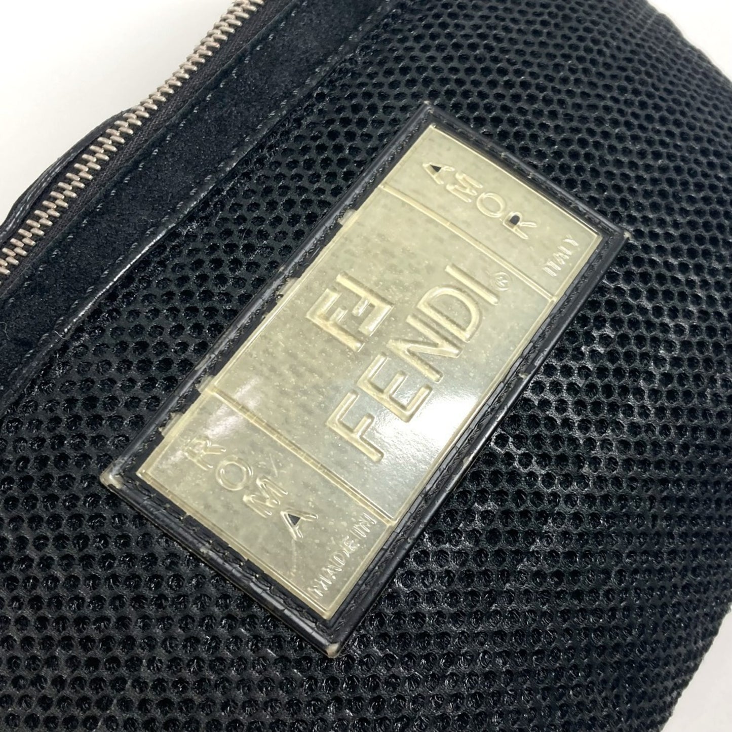 Fendi Logo Mesh Zucca Bag Waist Bag
