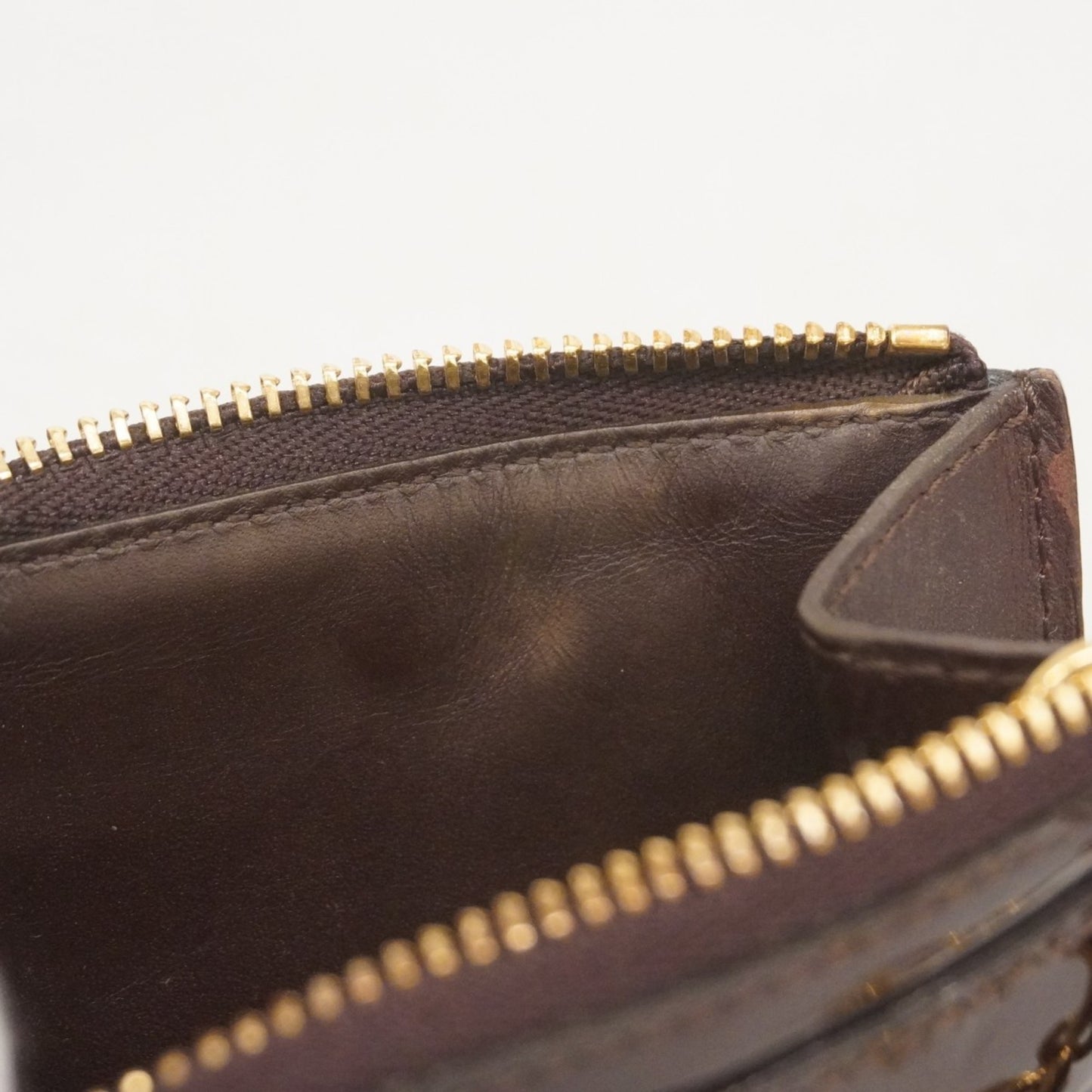 Louis Vuitton Vernis Pochette Cle Nm M93557 Amaranth