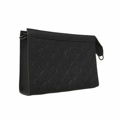 Louis Vuitton Shoulder Bag Monogram Appliqu Shadow Gaston Wearable Wallet M81115 Noir