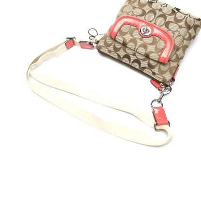 Coach Crossbody Signature Coach Brown X Pink Shoulder Bag