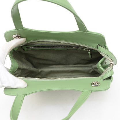 Gucci Petite Gg Small Tote Bag In Green Leather