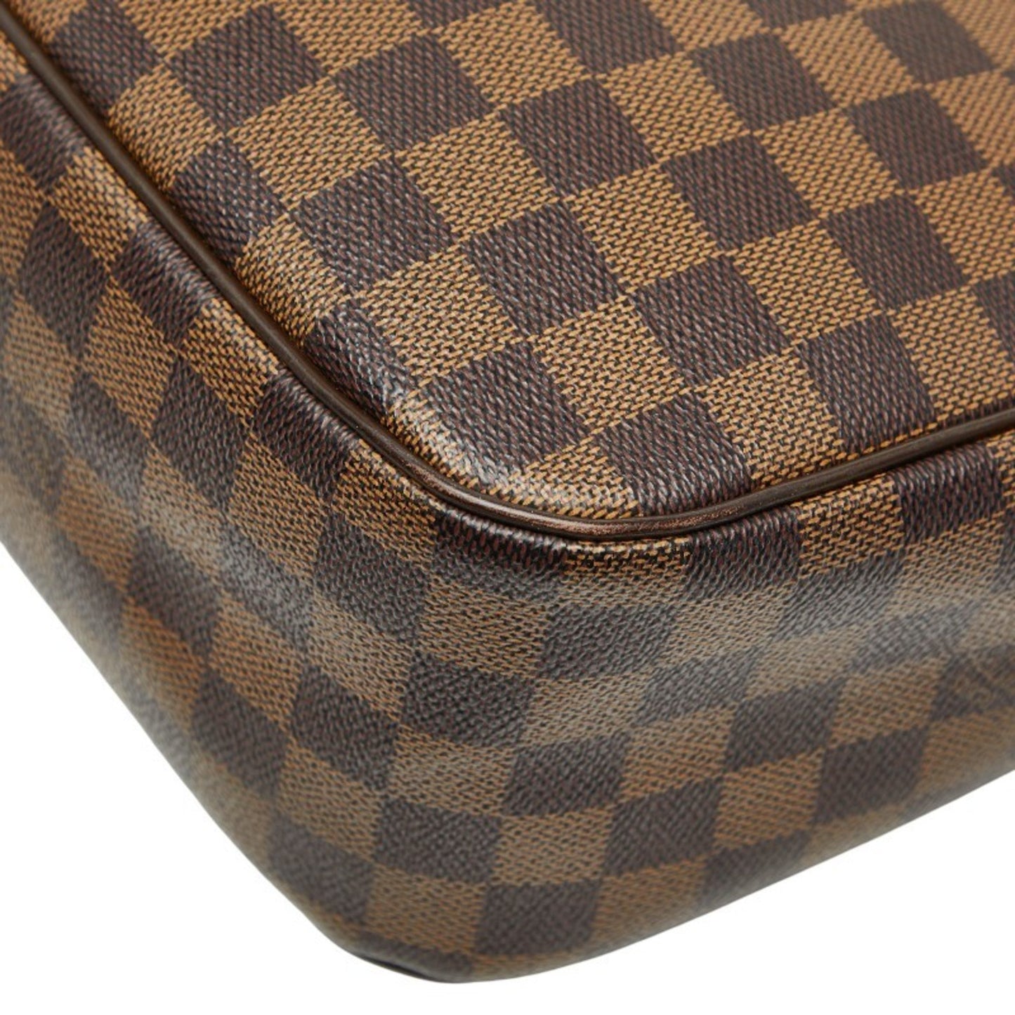 Louis Vuitton Damier Parioli Pm Handbag Tote Bag N51123 Brown Leather