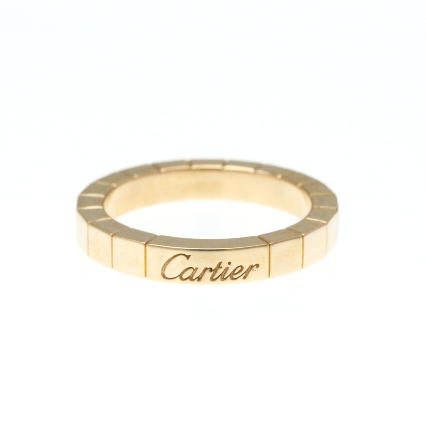 Cartier Lanieres Pink Gold (18K) Fashion No Stone Band Ring Pink Gold
