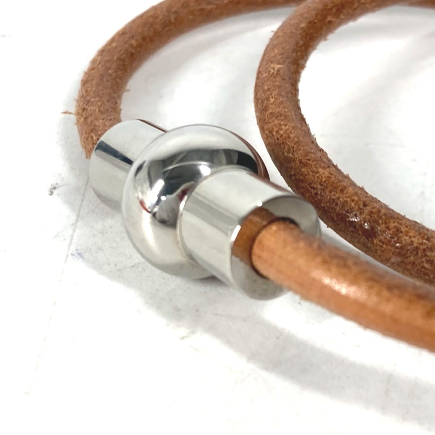 Hermes Hermes Double Bracelet Accessory Choker Leather