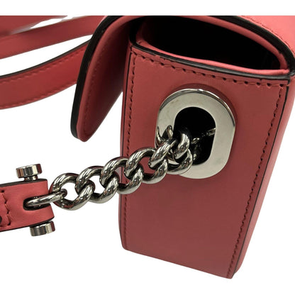 Gucci Petit Gg Shoulder Bag 739722 Leather Pink