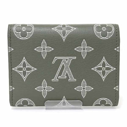Louis Vuitton Victor Wallet Tri-Fold Monogram Shadow M13216 Olive Green