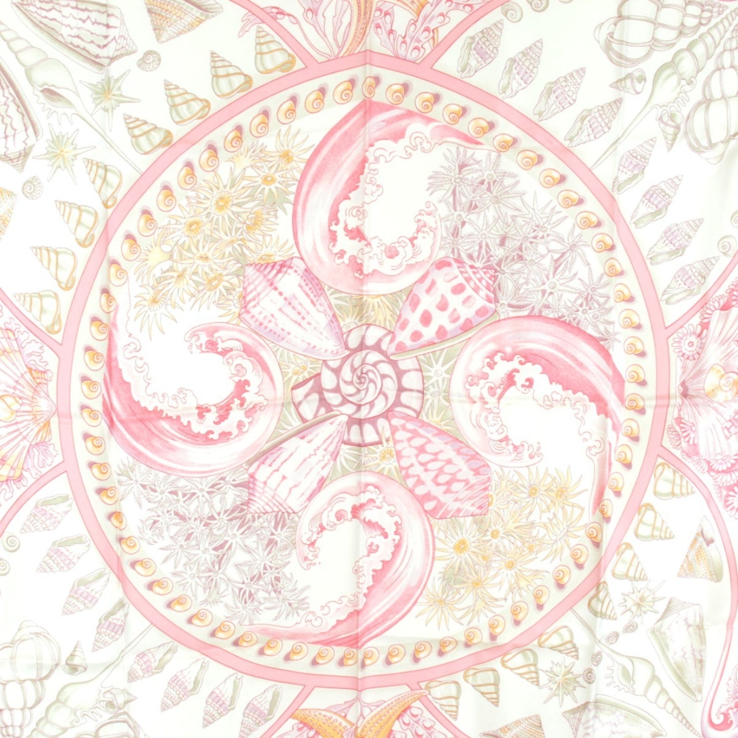 Hermes Carr 90 Parures Oceanes Scarf