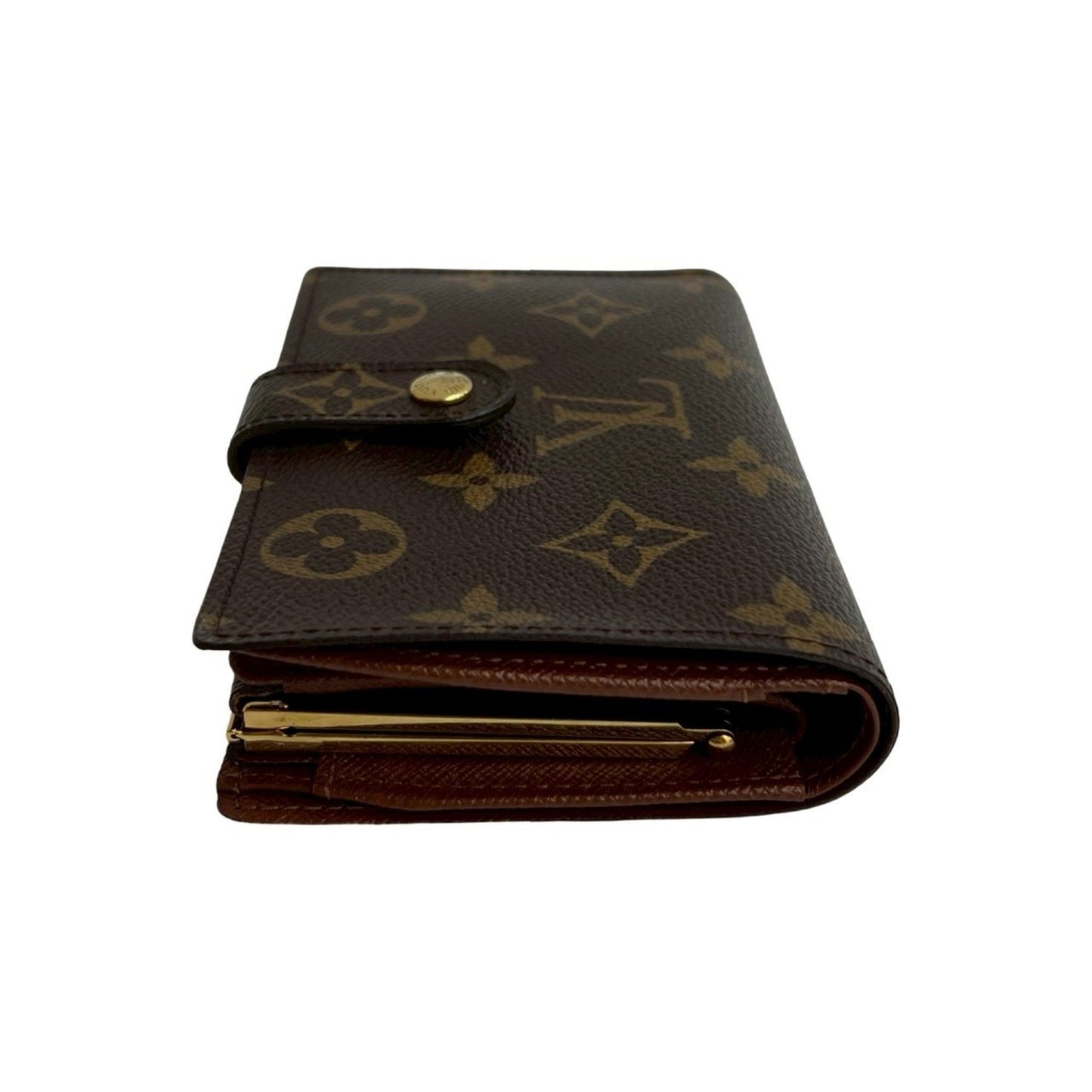 Louis Vuitton Louis Vuitton Portefeuille Viennois Monogram Leather Bifold Wallet Brown 26589
