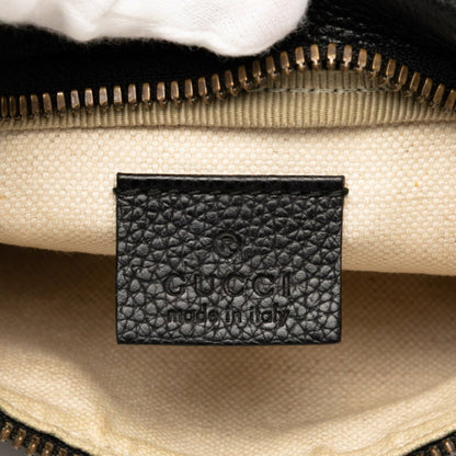 Gucci Sherry Line Body Bag/Waist Bag 527792 Black Leather