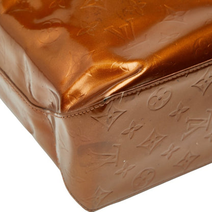 Louis Vuitton Monogram Vernis Reed Mm Tote Bag M91143 Bronze/Brown Patent Leather