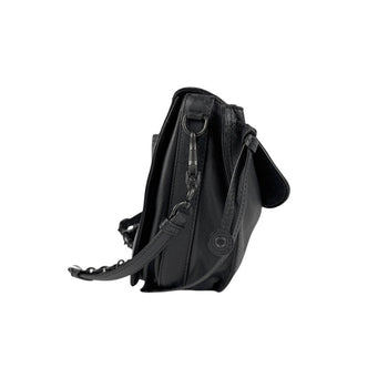Bottega Veneta Shoulder Bag Intrecciato Leather Black