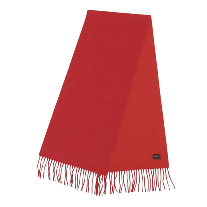 Hermes 100% Cashmere Stole/Scarf/Shawl With Logo Embroidery And Fringe