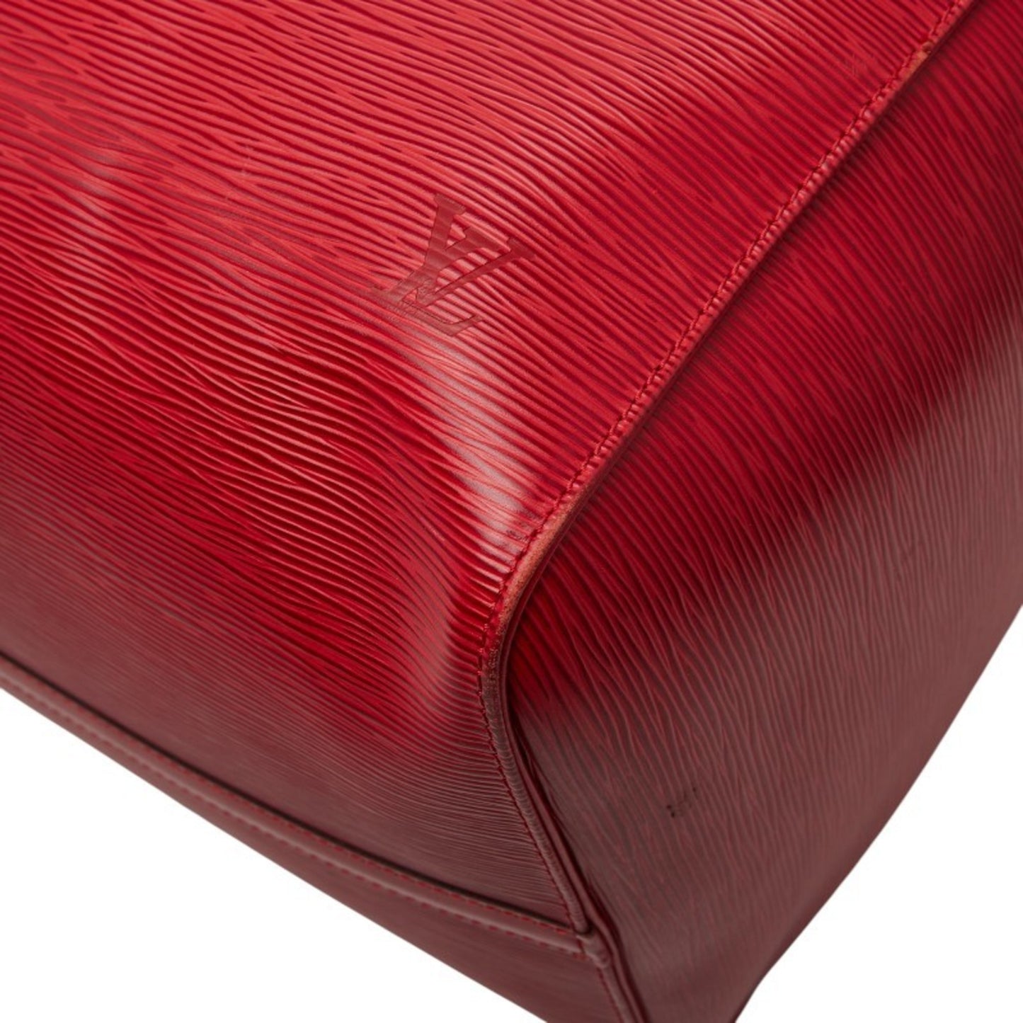 Louis Vuitton Epi Keepall 55 Boston Bag M42957 Castilian Red Leather