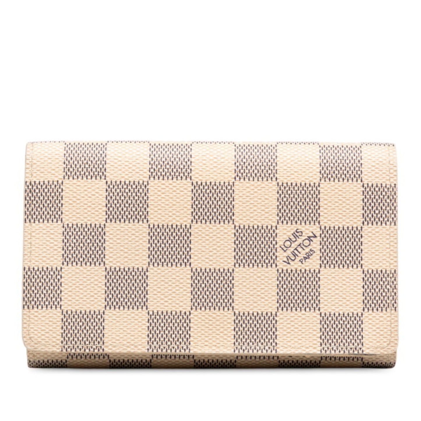 Louis Vuitton Damier Azur Portefeuille Tresor Bifold Wallet N61744 White