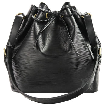 Louis Vuitton Petit Noe Epi Drawstring Shoulder Bag M59012 Black Noir