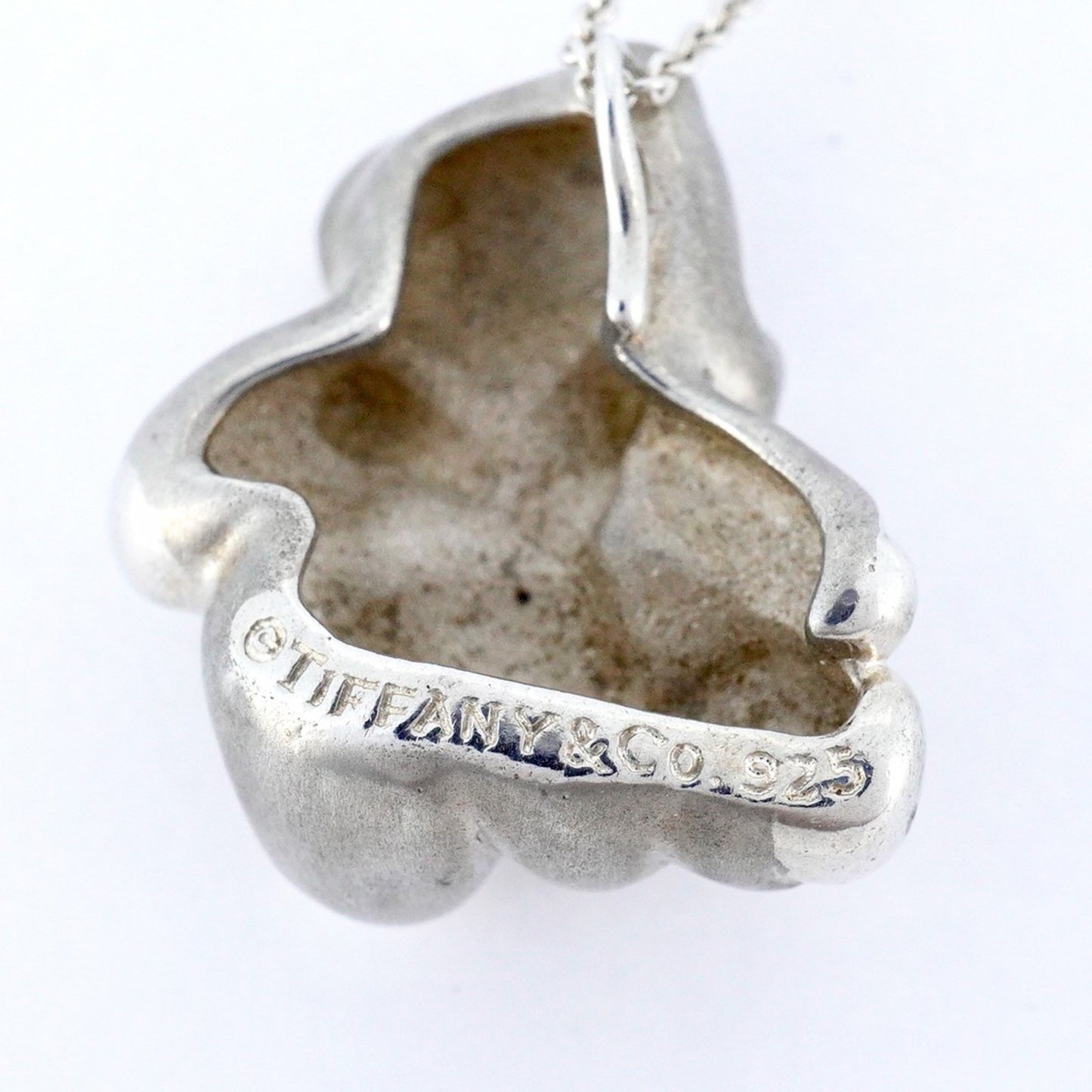 Tiffany Teddy Bear Necklace In Silver 925 .