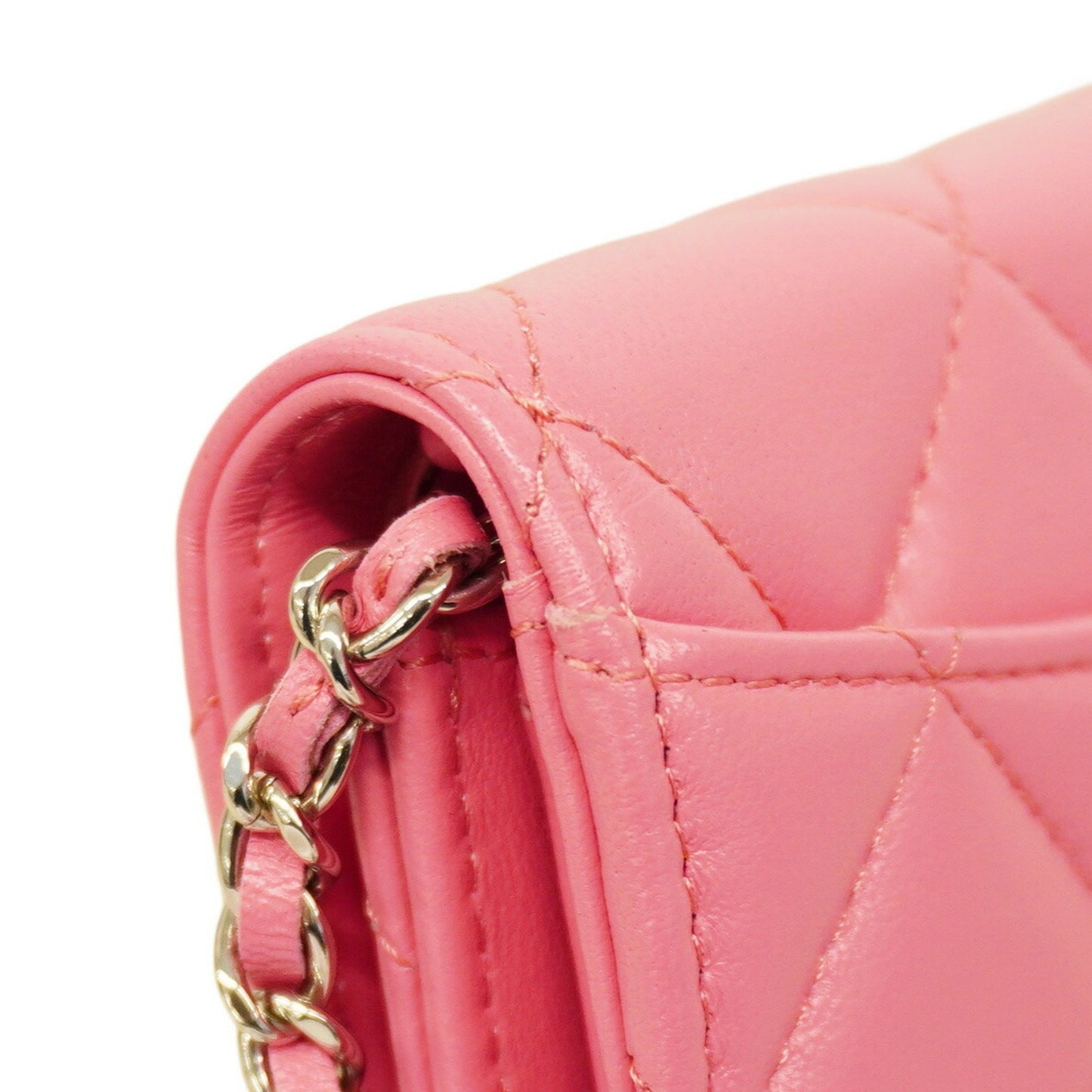 Chanel Matelasse Shoulder Wallet With Chain Bag