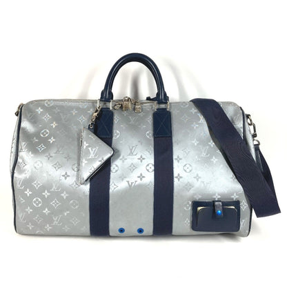 Louis Vuitton Monogram Satellite Keepall Bandouliere 50 M44170 2-Way Shoulder Bag/Travel Bag With