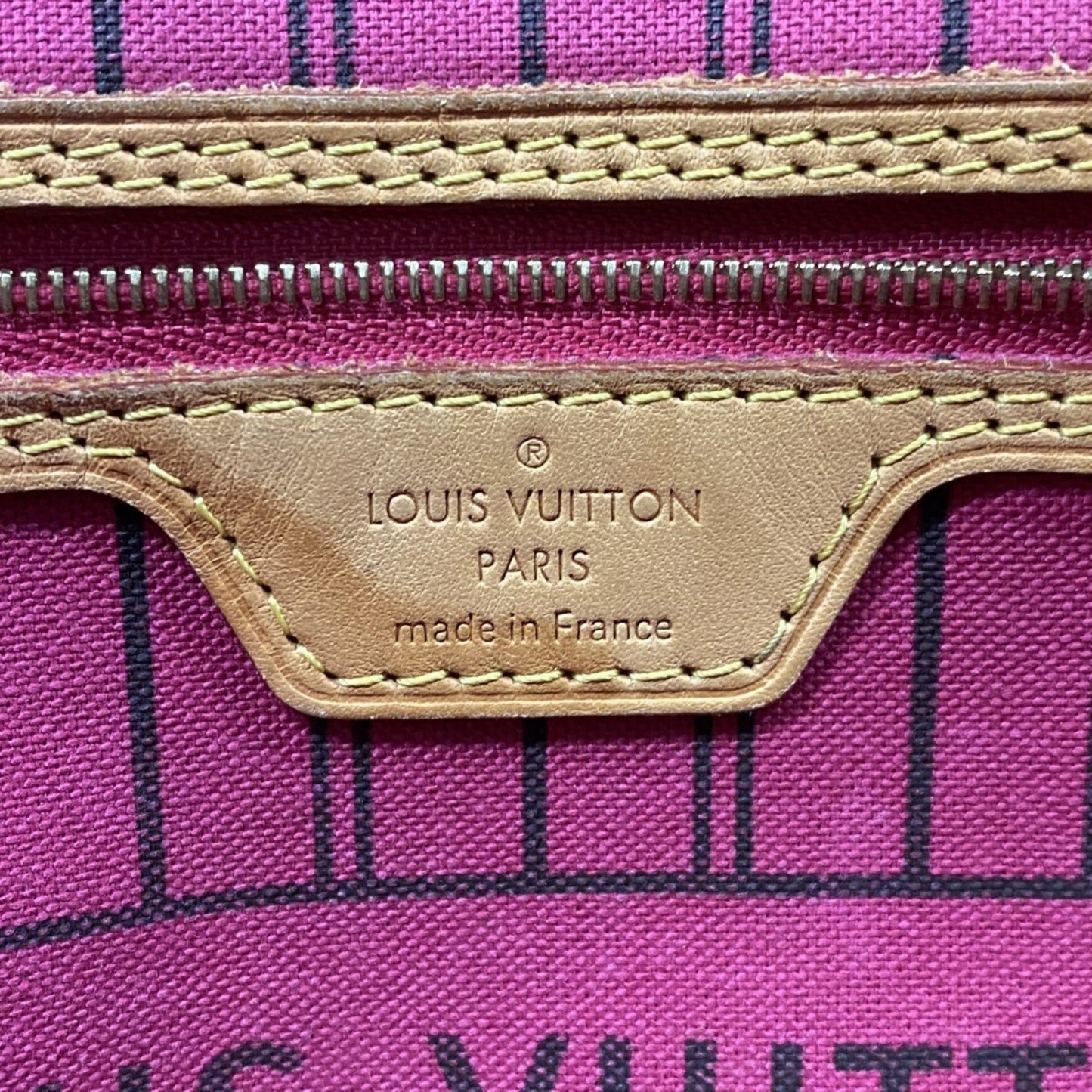 Louis Vuitton Monogram Neverfull Pm Tote Bag M41245 Brown Pivoine