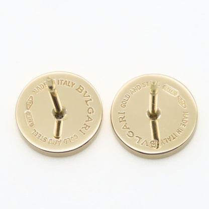 Bvlgari 18Kyg Steel Earrings